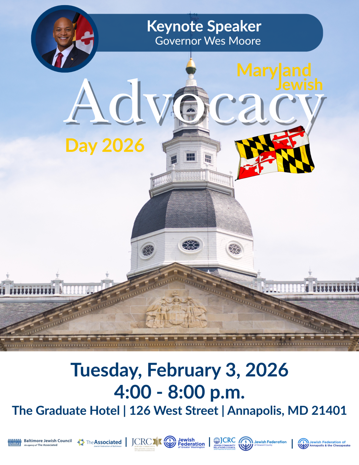 Maryland Jewish Advocacy Day 2026 - Baltimore Jewish Council