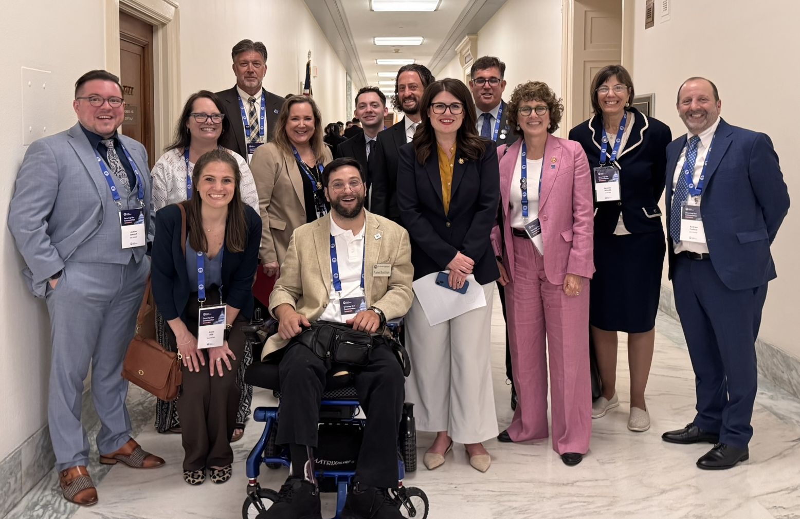 visit with Congressman Elfreth for security funding